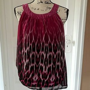 AB Studio Tank Animal Print Gradient Size M
